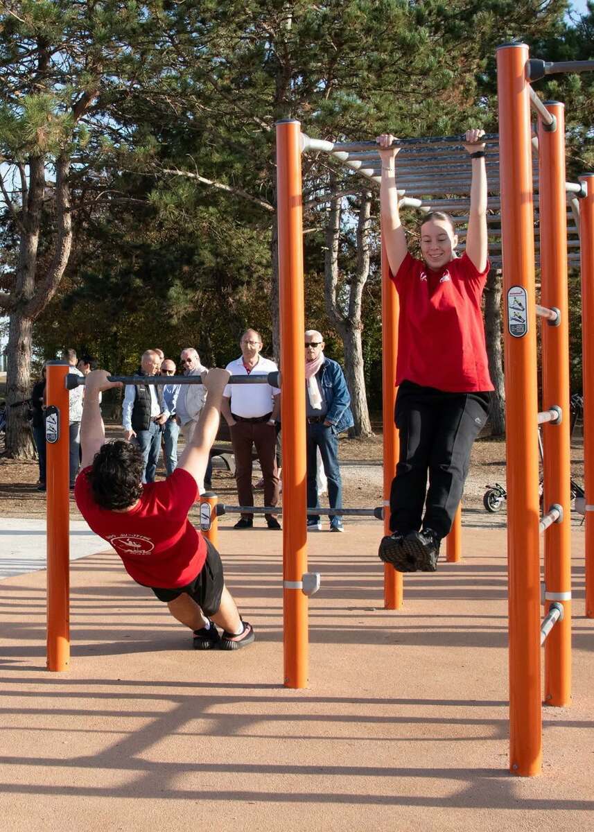 Inauguration du Street Workout à INGRE
