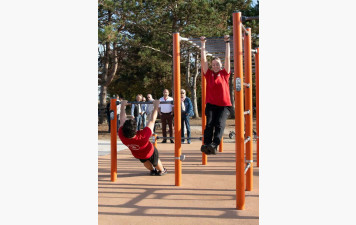 Inauguration du Street Workout à INGRE