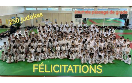 Passage de grade au dojo de St Jean Le Blanc 