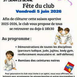 Fête du club 5 juin 2026