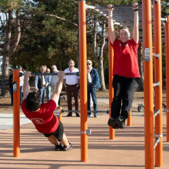 Inauguration du Street Workout à INGRE